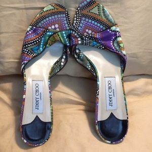 Jimmy Choo Multi-Colored Mule...